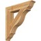Ekena Millwork Funston Traditional Rough Sawn Bracket, Western Red Cedar, 6"W x 34"D x 34"H BKT06X34X34FST01RWR - alternate 1